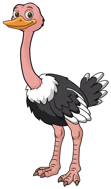 Ollie the Ostrich Mascot